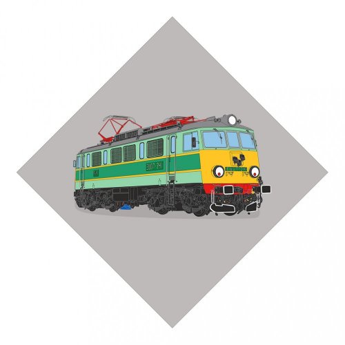 Grafika - lokomotywa EU07