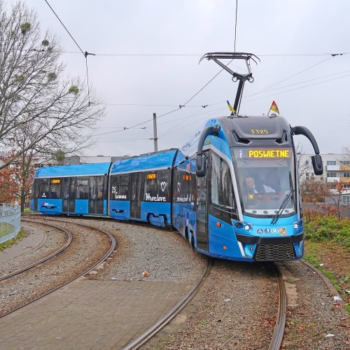 Kravatová spona tramvaj Moderus Gamma - Wroclaw