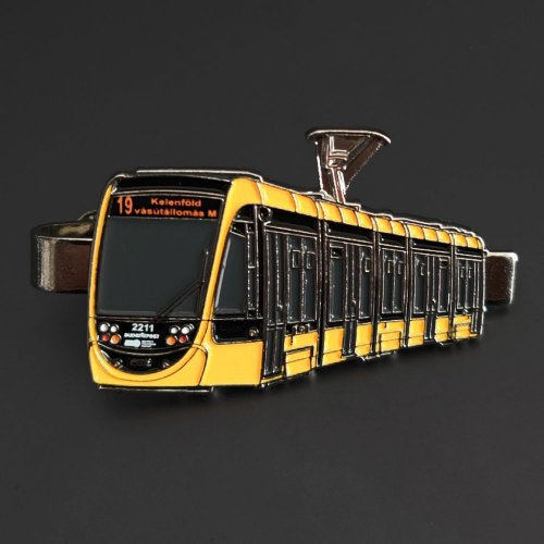 Kravatová spona tramvaj CAF Urbos 3 Budapešť