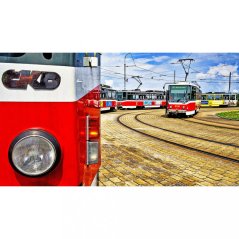 Tasse - Straßenbahn ČKD Tatra T6A5