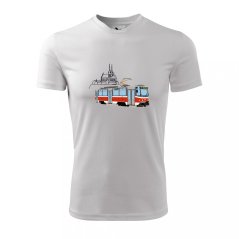 Koszulka - tramwaj ČKD Tatra T6A5 pod Petrovem