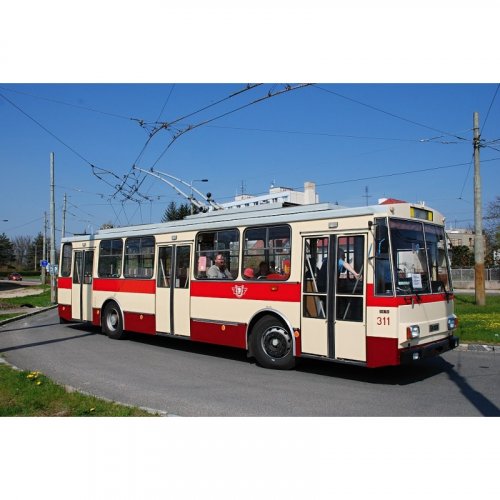 Tie clip trolleybus Škoda 14Tr - Mariánské Lázně