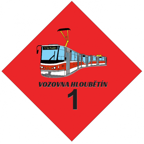 Window sign - Hloubětín depot