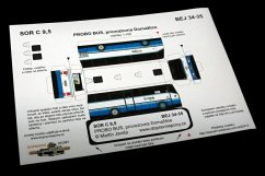 Model kartonowy autobus SOR C 9,5 PROBO BUS Domažlice