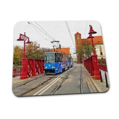 Podkładka pod mysz - Tramwaj Konstal 105Na we Wrocławiu