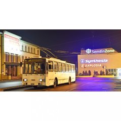 Bögre - trolibusz Škoda 14Tr Pardubice - Semtín