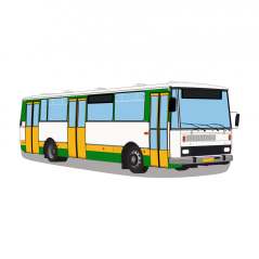 Grafika - autobus Karosa B732 Liberec