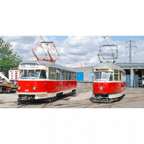 Bögre - Ostrava villamosok T1 és T2