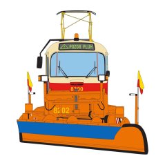 Koszulka - Praski pług tramwajowy