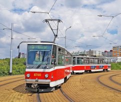 Podložka pod myš - tramvaj ČKD Tatra T6A5
