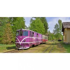 Hrnek - lokomotiva T47.019 ve stanici Střížovice