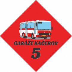 Tapadókorongos tábla - autóbuszgarázs Kačerov