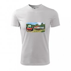 T-shirt - Lokomotiven in Lužná