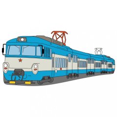 Kissen - 451 "Žabotlam" elektrischer Triebzug