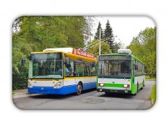 Magnetka: trolejbusy Škoda 24Tr a 14Tr Mariánské Lázně