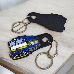 Keychain  - locomotive 754