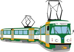 Kissen - Straßenbahn ČKD Tatra T2R
