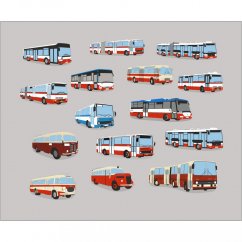 Egéralátét - különböző buszok