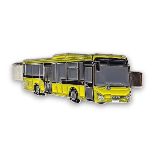 Spinka do krawata autobus Iveco Crossway LE 12M - żółty