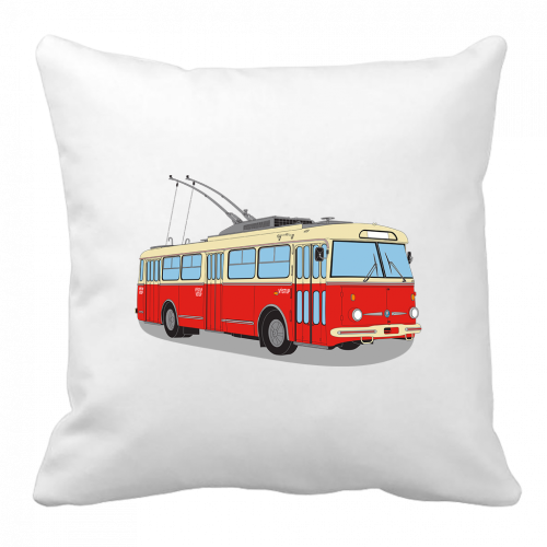 Grafika - trolejbus Škoda 9tr