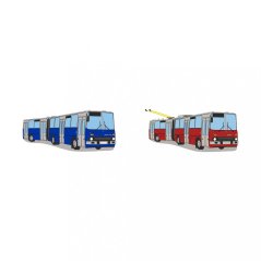 Hrnek - autobusy Ikarus 280 Budapešť