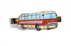 Krawattenklammer Bus Ikarus 55 - rot