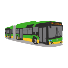 Grafika - Solaris Urbino 18 Electric Poznaň
