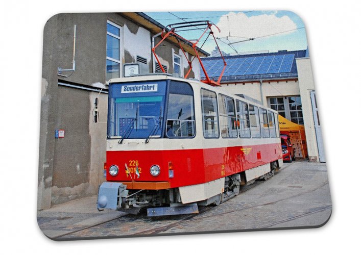 Podložka pod myš - tramvaj T6A2 v Drážďanech