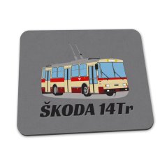 Podkładka pod mysz - trolejbus Škoda 14Tr