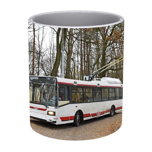 Hrnek - trolejbus Škoda 21Tr Pardubice - UMA