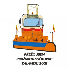 T-shirt - Prague tram plough