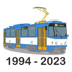 Póló - villamos ČKD Tatra T6A5 1994 - 2023