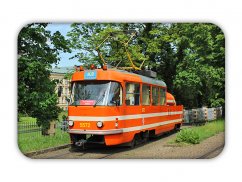Magnet: Straßenbahn "Mazačka" Praha