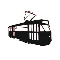 Aufkleber Konstal 13N - 3D