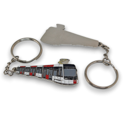 Schlüsselanhänger Straßenbahn Škoda 52T Praha