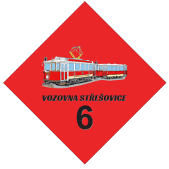 Fensterschild - Betriebshof Střešovice