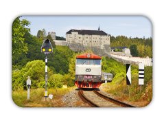 Mágnes 009: "Bardotka" mozdony Český Šternberk alatt