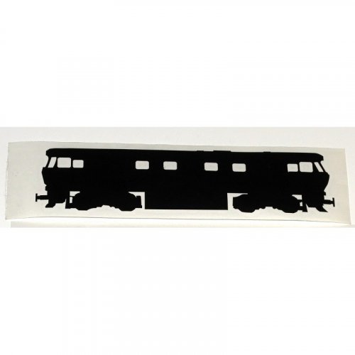 Sticker locomotive 749 - width 27 cm - Colour: White