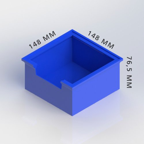 Krabička 148x148x76,5 mm