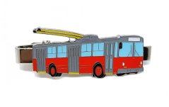 Tie clip trolleybus Ziu-9 Budapest