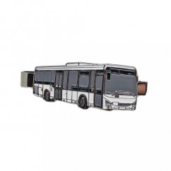Spinka do krawata autobus Iveco Crossway LE 12M - biały