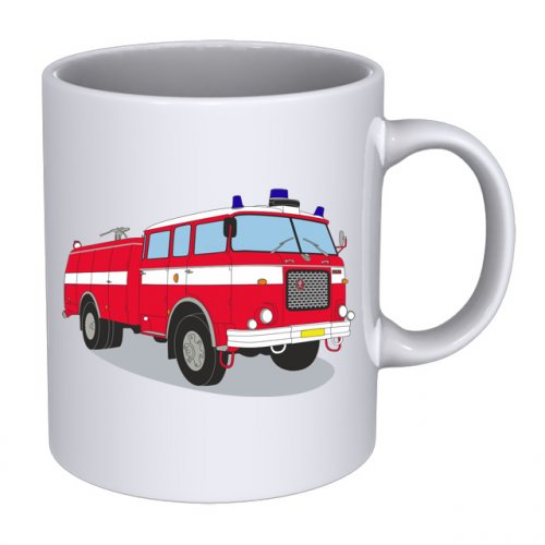 Mug - fire trucks
