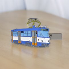 Kravatová spona tramvaj ČKD Tatra T3SUCS Wroclaw