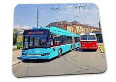 Podkładka pod mysz - trolejbusy Škoda 27Tr Solaris i Škoda 8Tr