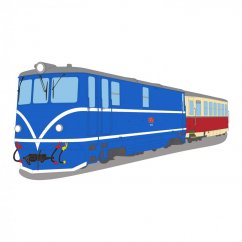 T-shirt - Lokomotive 705.9 und Wagen Balm/u