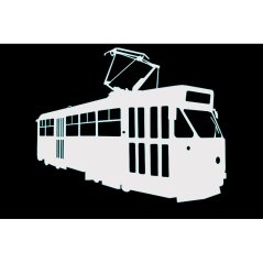 Aufkleber Konstal 13N - 3D