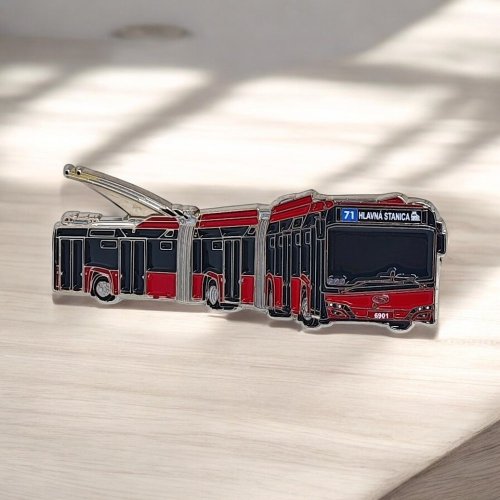 Spinka do krawata trolejbus Škoda-Solaris 24m Bratislava