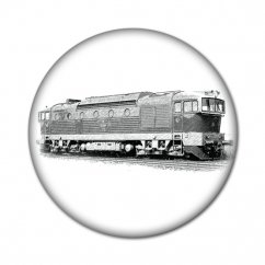 Przypinka 1607: lokomotywa 753