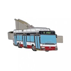 Tie clip trolleybus Škoda 24Tr Praha