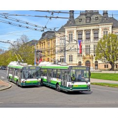 Podkładka pod mysz - trolejbusy Škoda 21Tr Plzeň